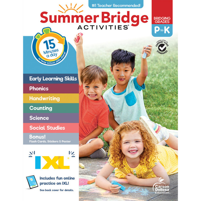 CARSON DELLOSA EDUCATION Carson Dellosa Education Summer Bridge Activities, Grade PK-K