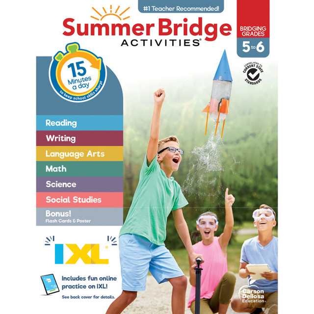 CARSON DELLOSA EDUCATION Carson Dellosa Education Summer Bridge Activities, Grade 5-6