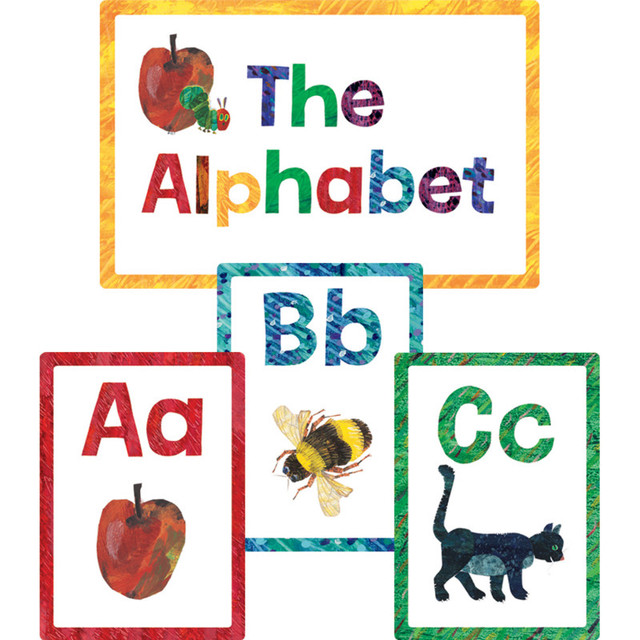 CARSON DELLOSA EDUCATION Carson Dellosa Education World of Eric Carle™ Alphabet Bulletin Board Set, 27 Pieces