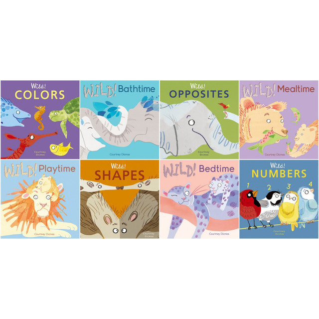 CHILDS PLAY BOOKS Child's Play Books Wild! Concepts Board Book Set 8-Book Set CHILDS PLAY BOOKS Child's Play Books Wild! Concepts Board Book Set 8-Book Set