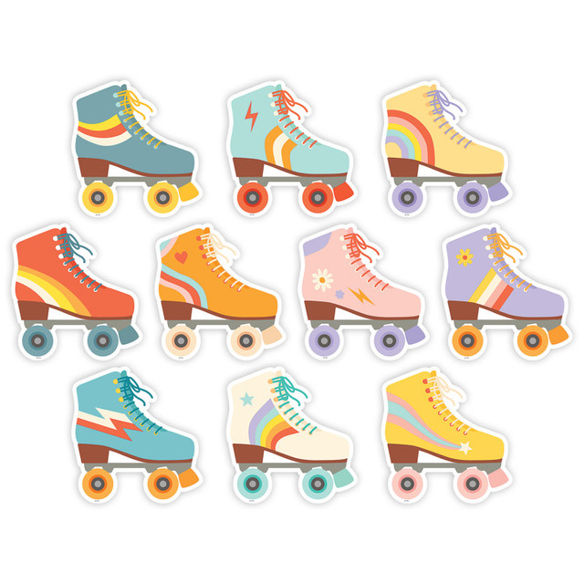 TEACHER CREATED RESOURCES Teacher Created Resources® Roller Disco Skates Accents, Pack of 30