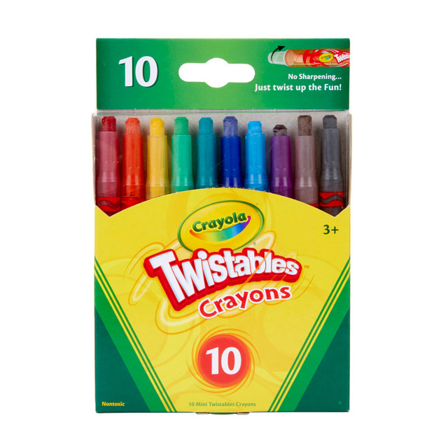CRAYOLA LLC Crayola® Mini Twistables Crayons, Pack of 10