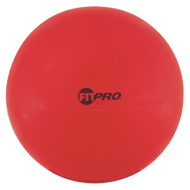 CHAMPION SPORTS Champion Sports FitPro Training & Exercise Ball, 65cm, Red