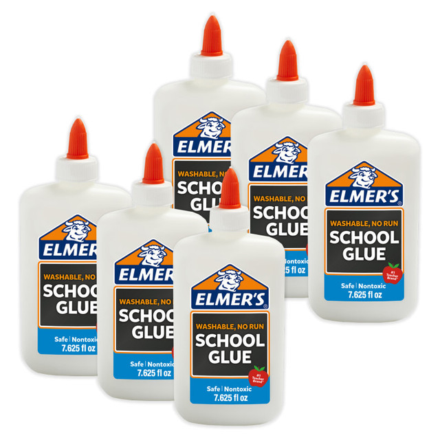 NEWELL BRANDS DISTRIBUTION LLC Elmer's® Washable School Glue, 8 oz., Pack of 6