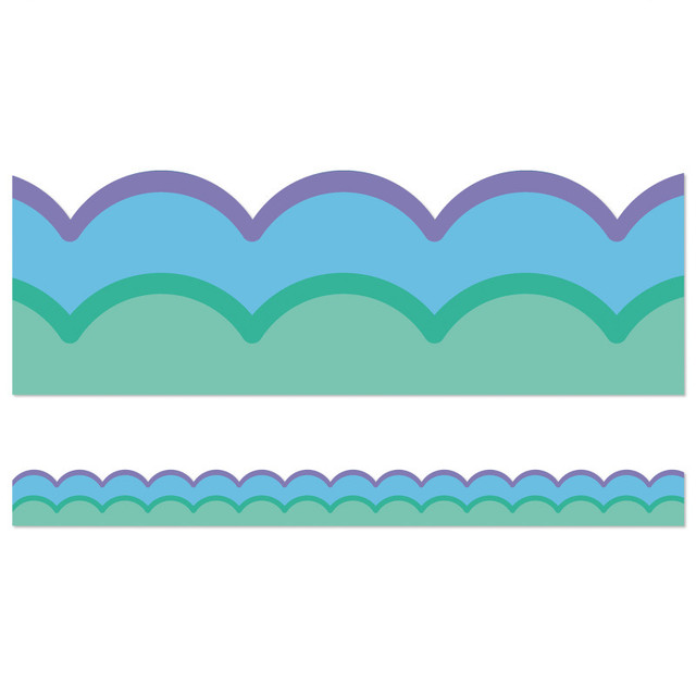 CARSON DELLOSA EDUCATION Carson Dellosa Education Happily Ever Elementary Retro Remix Cool Waves Scalloped Bulletin Board Borders, 39 Feet CARSON DELLOSA EDUCATION Carson Dellosa Education Happily Ever Elementary Retro Remix Cool Waves Scalloped Bulletin Board Borders, 39 Feet