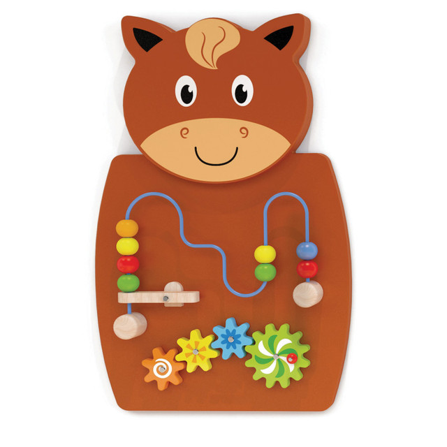 LEARNING ADVANTAGE Learning Advantage® Horse Activity Wall Panel - Toddler Activity Center