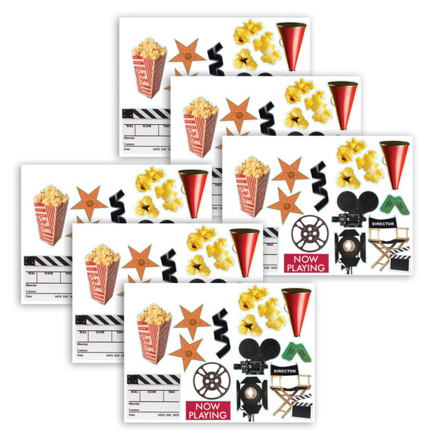 EUREKA Eureka® Movie Theme Two Sided Deco Kit, 6 Kits