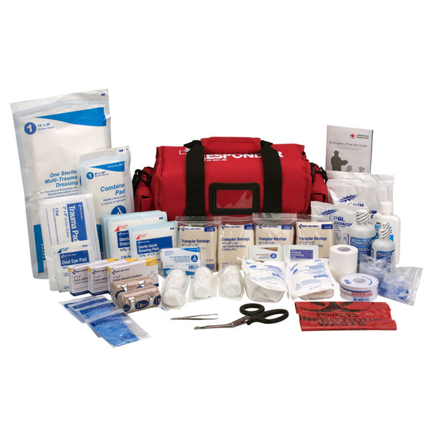 ACME UNITED CORPORATION First Aid Only® First Responder Kit, Large Fabric Bag, 158 Pieces