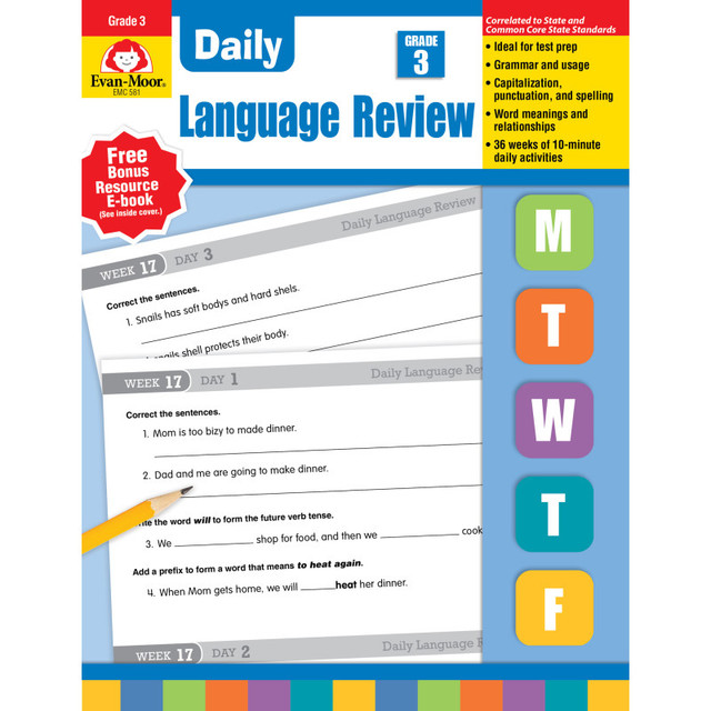 EVAN-MOOR Evan-Moor Educational Publishers Daily Language Review Teacher's Edition, Grade 3