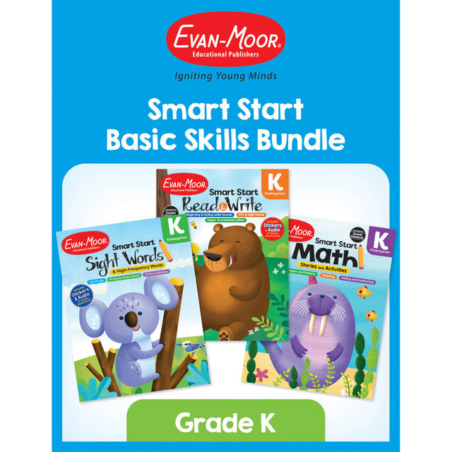 EVAN-MOOR Evan-Moor Educational Publishers Smart Start Activity Book Basic Skills Bundle, Grade K