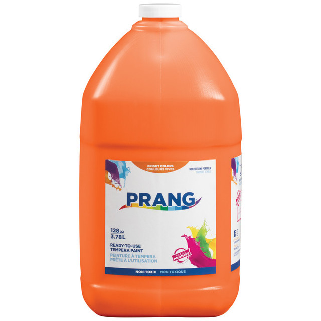 DIXON TICONDEROGA CO Prang® Ready-to-Use Tempera Paint, Orange, 1 Gal