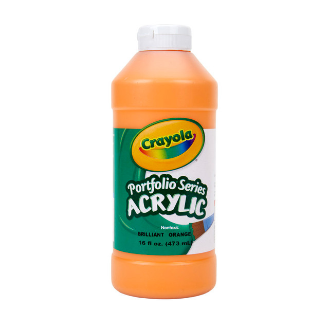 CRAYOLA LLC Crayola® Portfolio Series Acrylic Paint, 16 oz., Brilliant Orange