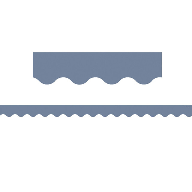 TEACHER CREATED RESOURCES Teacher Created Resources® Aegean Blue Scalloped Border Trim, 35 Feet