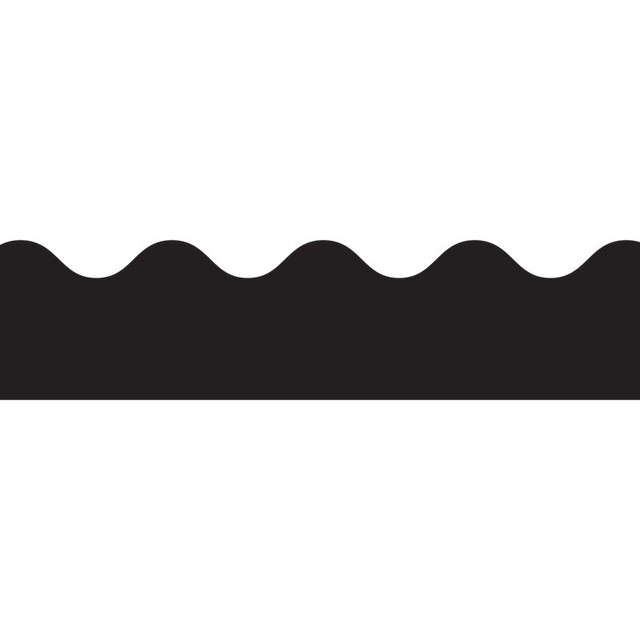 CARSON DELLOSA EDUCATION Carson Dellosa Education Black Scalloped Border, 39 Feet