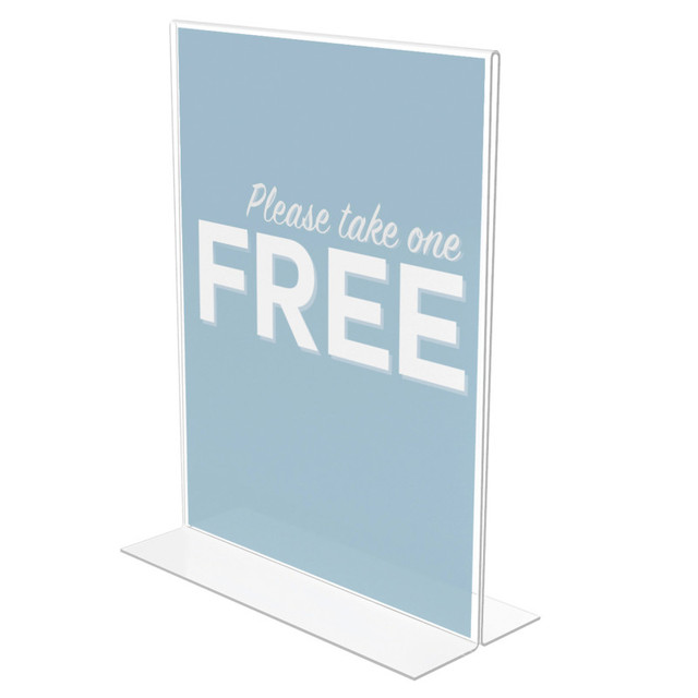 DEFLECTO, LLC Deflecto® Classic Image® Stand-Up Sign Holder, Portrait