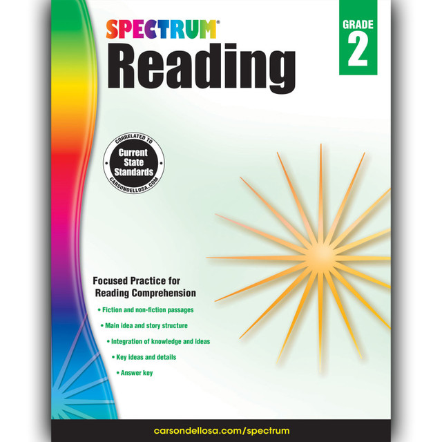 CARSON DELLOSA EDUCATION Spectrum® Reading Workbook, Grade 2, Paperback