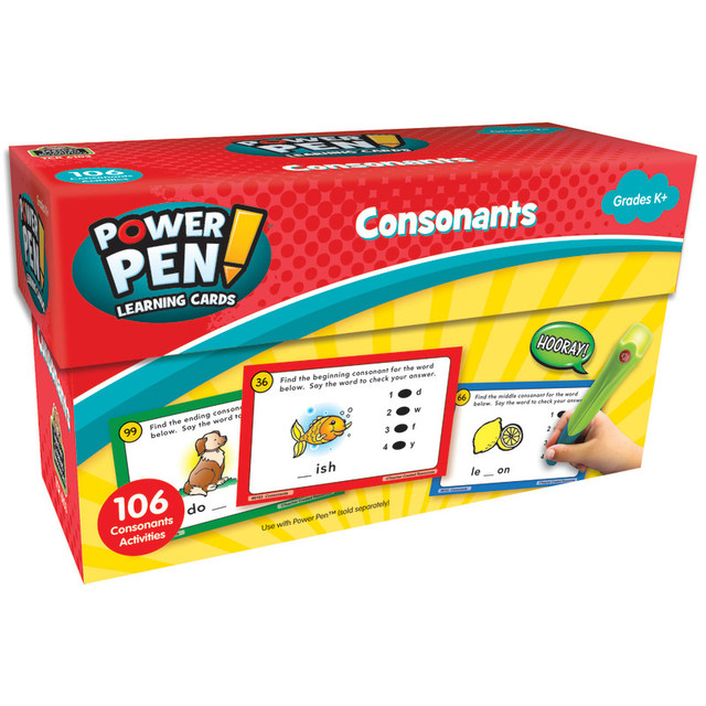 TEACHER CREATED RESOURCES Teacher Created Resources® Power Pen™ Learning Cards: Consonants
