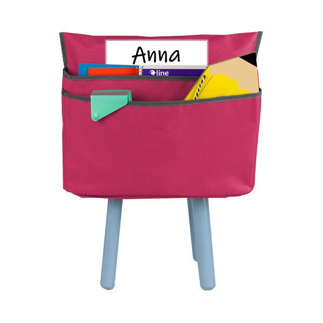C-LINE PRODUCTS INC C-Line® Large Chair Cubbie™, 17", Sunset Red