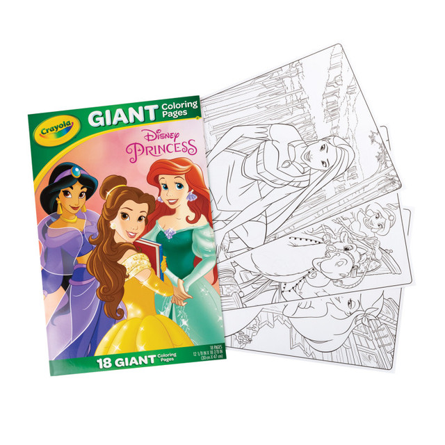 CRAYOLA LLC Crayola® Giant Coloring Pages, 12" x 18", Princess