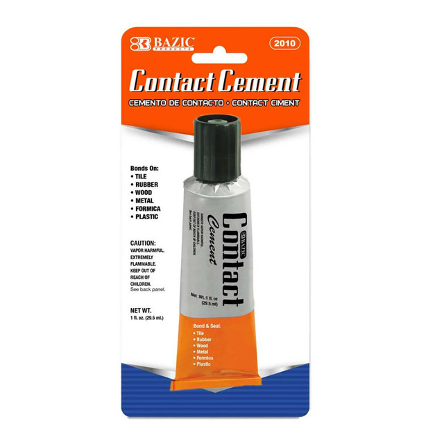 BAZIC PRODUCTS BAZIC Products® Contact Cement Adhesive, 1 fl oz (30 mL)