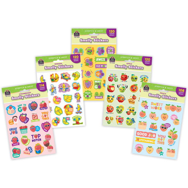 TEACHER CREATED RESOURCES Teacher Created Resources® Fruit Pop Smelly Stickers, 582 Stickers