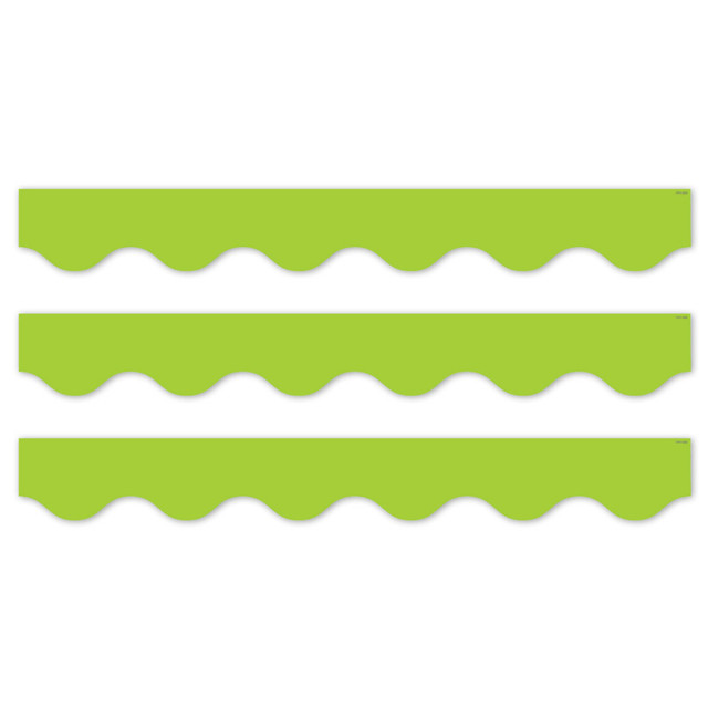 CREATIVE TEACHING PRESS Creative Teaching Press® Core Decor Lime Wavy EZ Border, Bulletin Board Border, 48 Feet Per Pack, 3 Packs