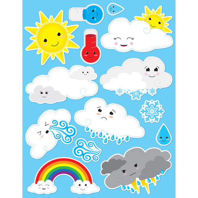 ASHLEY PRODUCTIONS Ashley Productions® Die-Cut Magnets, Cute Weather