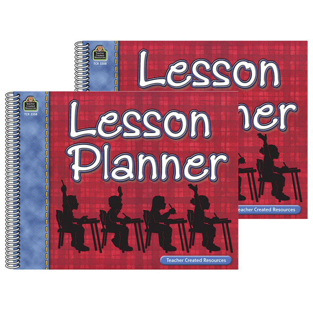 TEACHER CREATED RESOURCES Teacher Created Resources® Lesson Plan Book, 112 Pages, Pack of 2