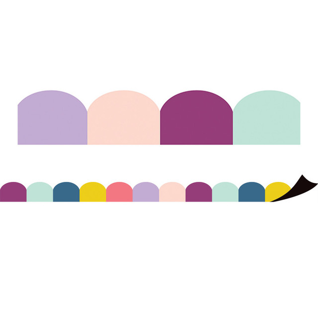 TEACHER CREATED RESOURCES Teacher Created Resources® Oh Happy Day Scalloped Magnetic Border, 24 Feet
