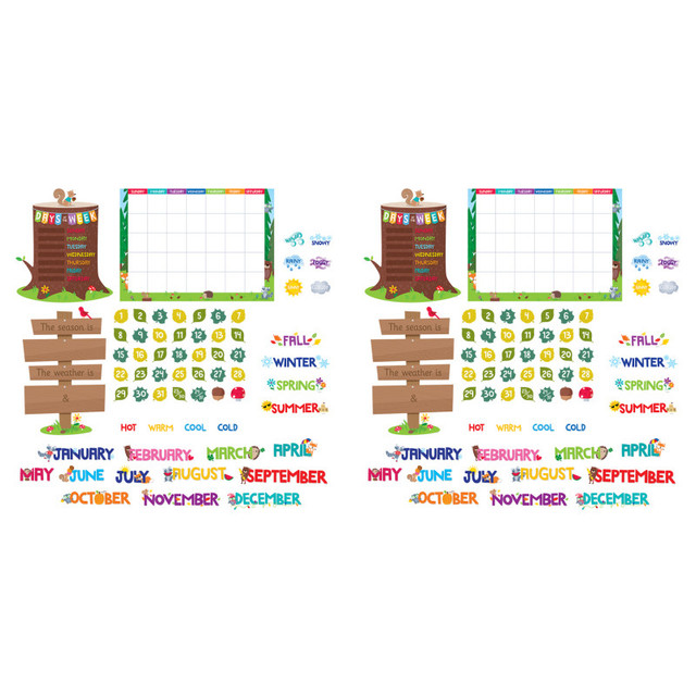 CREATIVE TEACHING PRESS Creative Teaching Press® Woodland Friends Calendar Bulletin Board Set, 2 Sets