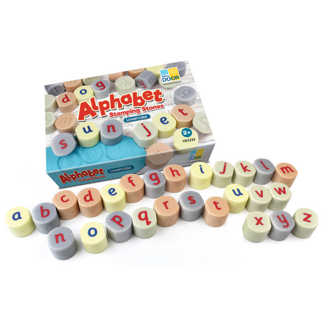 YELLOW DOOR US LLC Yellow Door Alphabet Stamping Stones – Lowercase