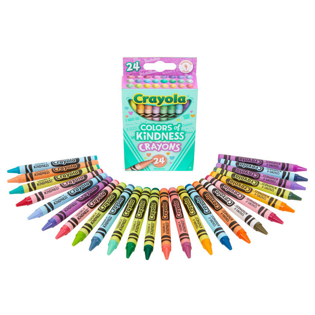 CRAYOLA LLC Crayola® Colors of Kindness Crayons, Pack of 24