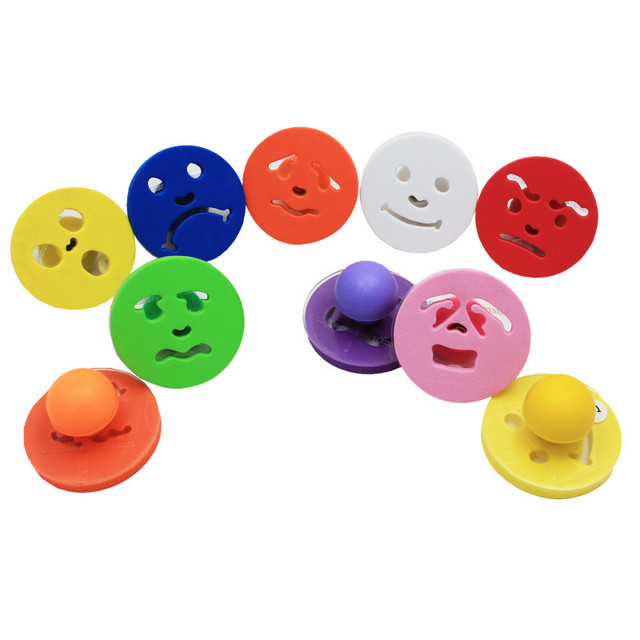 LEARNING ADVANTAGE READY 2 LEARN™ Giant Stampers - Feelings - Set of 10