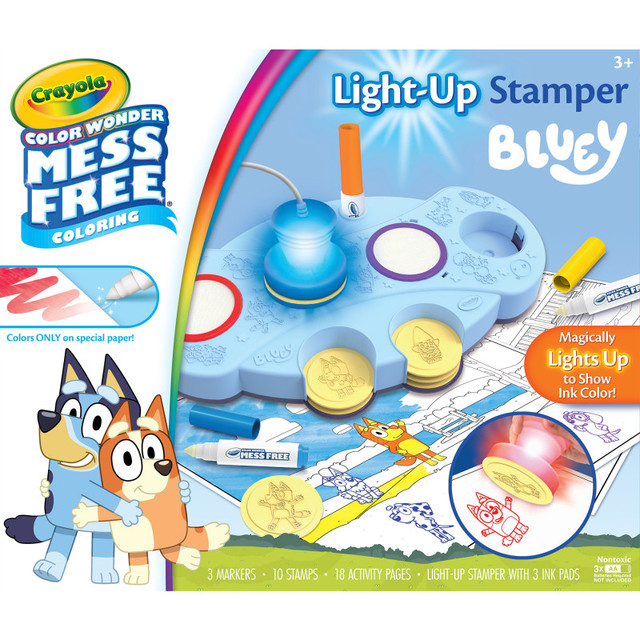CRAYOLA LLC Crayola® Magic Light-Up Stamper, Bluey