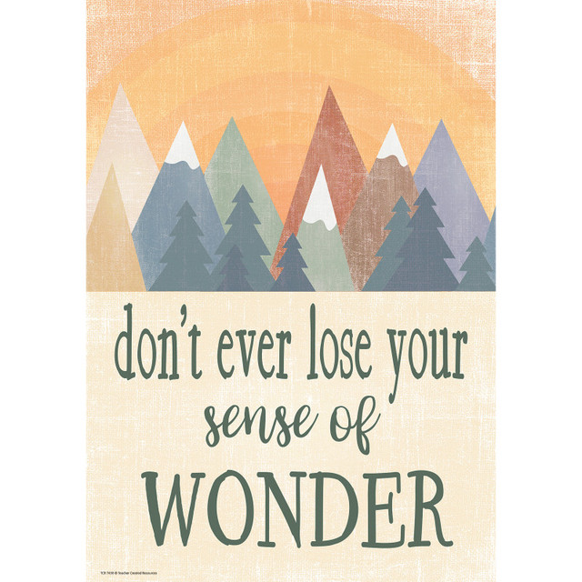 TEACHER CREATED RESOURCES Teacher Created Resources® Don't Ever lose Your Sense of Wonder Positive Poster