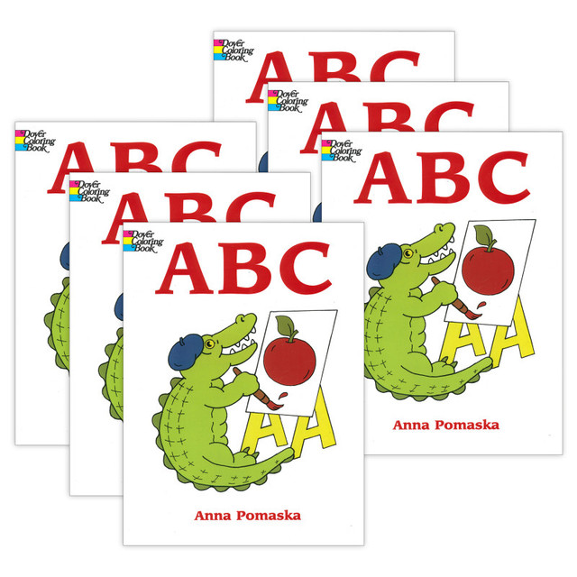DOVER PUBLICATIONS Dover Coloring Book ABC Coloring Book, Pack of 6