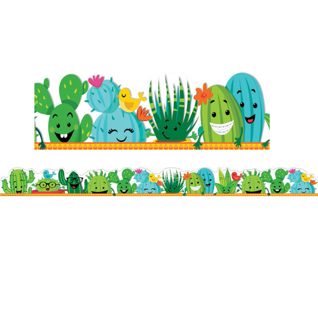 EUREKA Eureka® A Sharp Bunch Line-Up Deco Trim® Extra Wide Die Cut, 37 Feet