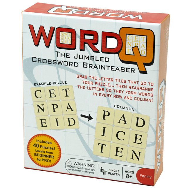 CONTINUUM GAMES Continuum Games Word Q: The Jumbled Crossword Brainteaser Game