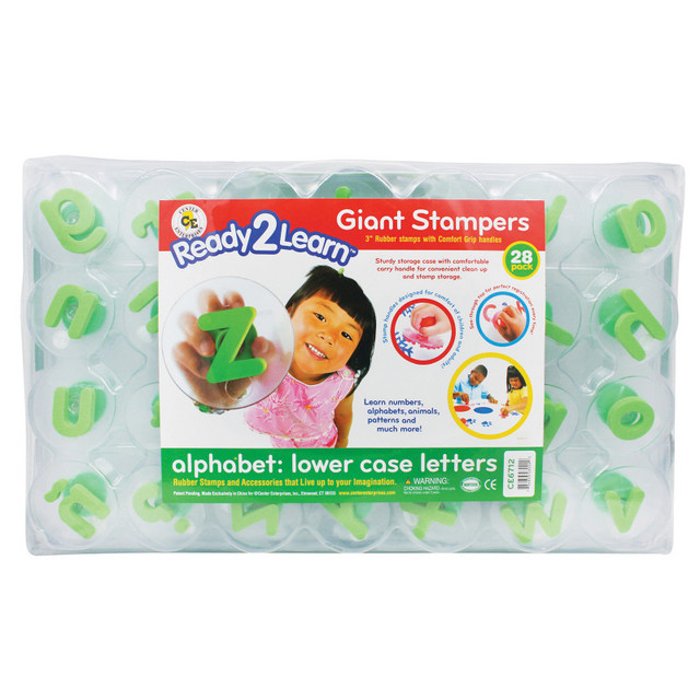 LEARNING ADVANTAGE READY 2 LEARN™ Giant Stampers - Lowercase Letters - Set of 28