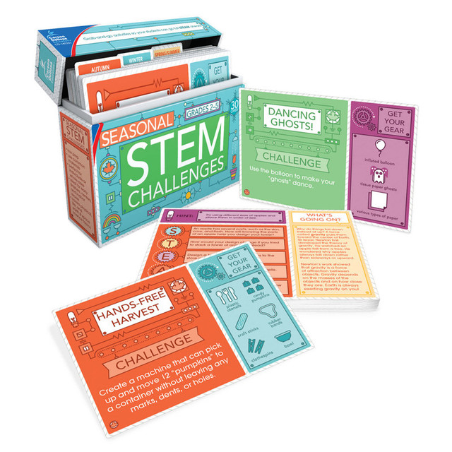 CARSON DELLOSA EDUCATION Carson Dellosa Education Seasonal STEM Challenges Learning Cards