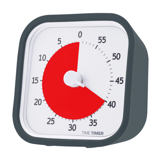 TIME TIMER LLC Time Timer® MOD® Timer, Charcoal Gray