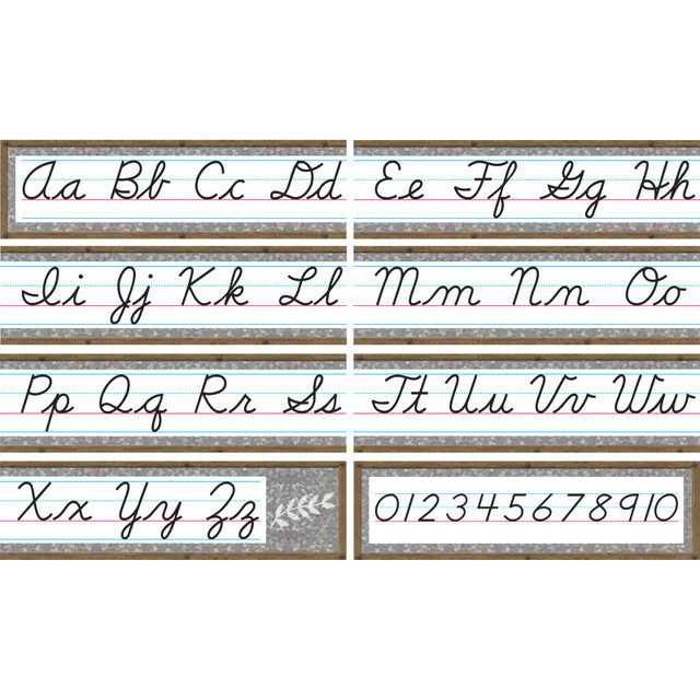 TEACHER CREATED RESOURCES Teacher Created Resources® Home Sweet Classroom Cursive Mini Bulletin Board Set