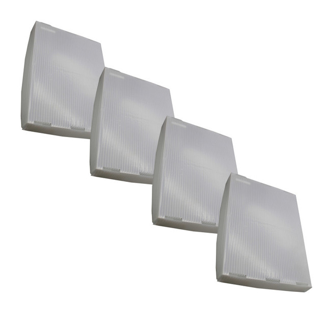 FLIPSIDE Flipside Products Translucent Plastic Storage Postal Tote Lids - 4 Pack