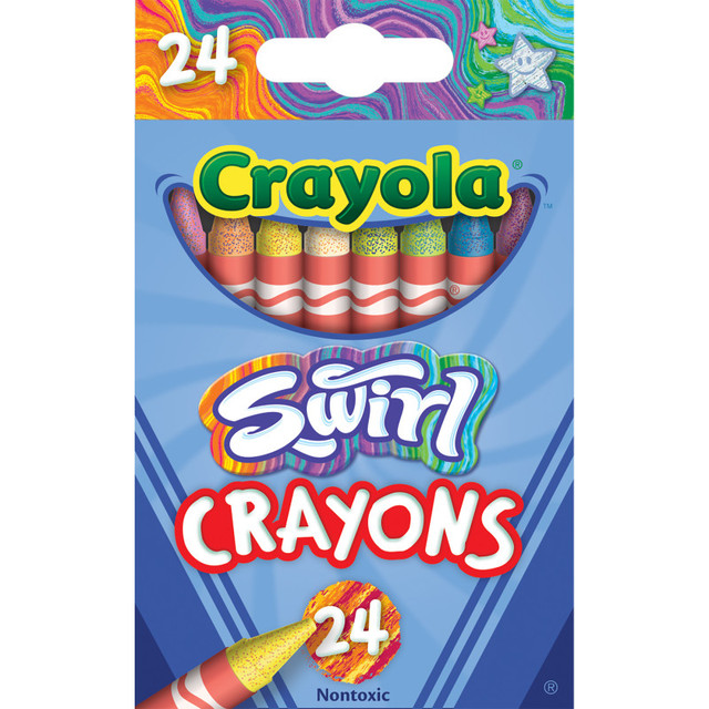 CRAYOLA LLC Crayola® SWIRL Crayons, 24 Count