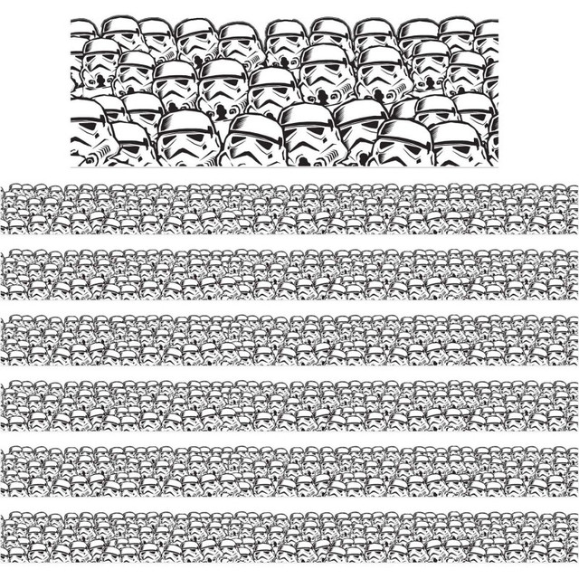 EUREKA Eureka® Star Wars™ - Super Troopers Deco Trim® Extra Wide Die Cut, 37 Feet Per Pack, 3 Packs