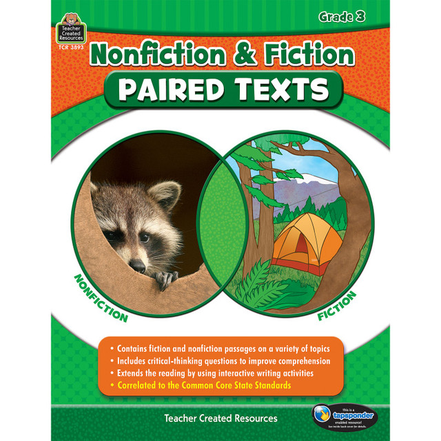 TEACHER CREATED RESOURCES Teacher Created Resources® Nonfiction and Fiction Paired Texts, Grade 3
