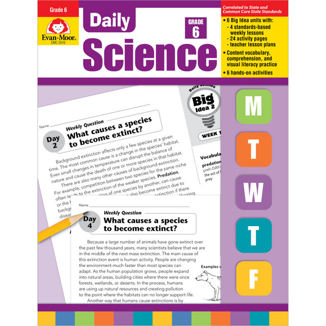 EVAN-MOOR Evan-Moor Educational Publishers Daily Science Book, Grade 6+
