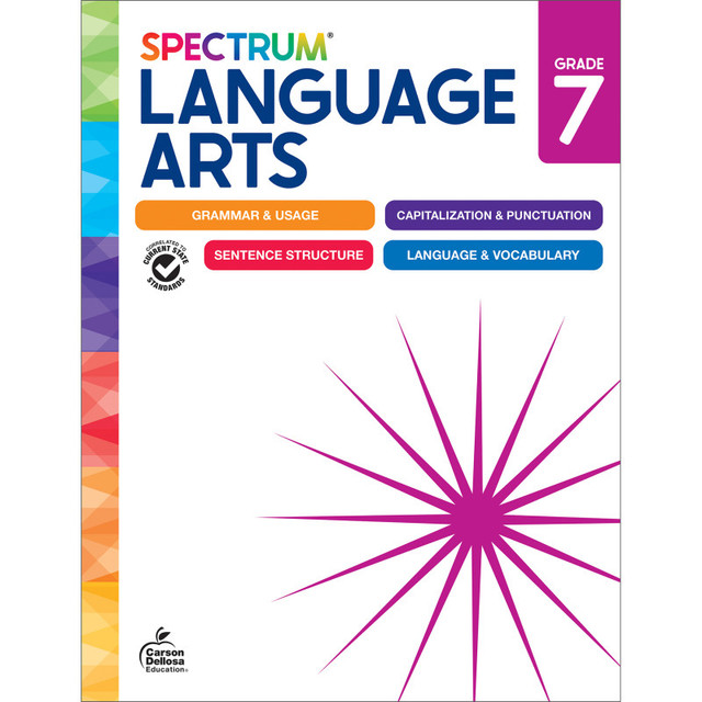 CARSON DELLOSA EDUCATION Spectrum® Spectrum Language Arts Workbook, Grade 7