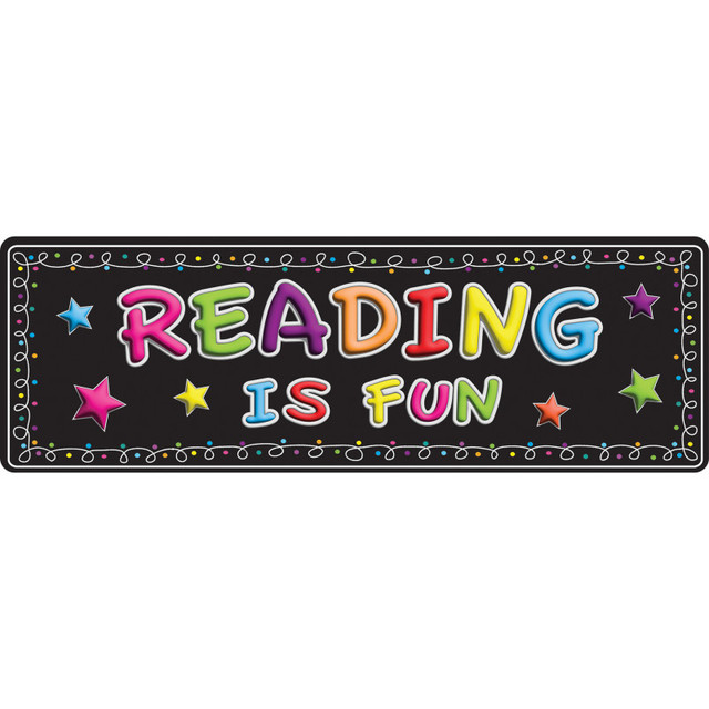 ASHLEY PRODUCTIONS Ashley Productions® The Original Fun Mat™, Mat Runner, 15.5" x 47", Reading is Fun