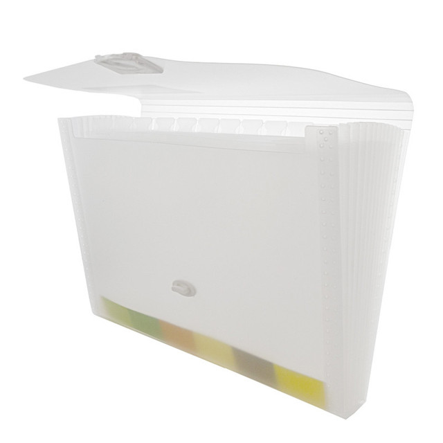 BAZIC PRODUCTS BAZIC Products® Translucent 13-Pocket Letter Size Poly Expanding File